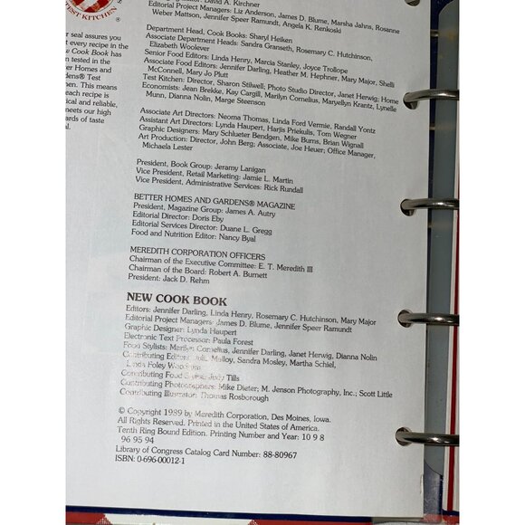 Better Homes & Gardens New Cook Book Spiral Bound Hardcover 1996 Edition - Picture 6 of 6